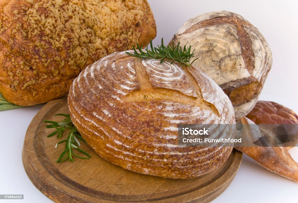 Pane artigianale - Foto stock royalty-free di Alimentazione non salutare