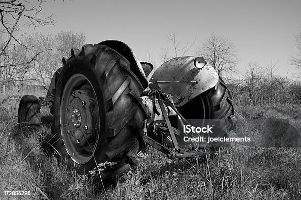 Old Tractor Stock Photo - Download Image Now - Horizontal, No People, Photography