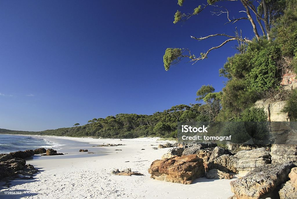 Hyams playa de la Bahía de Jervis, NSW, Australia - Foto de stock de Playa Hyams libre de derechos