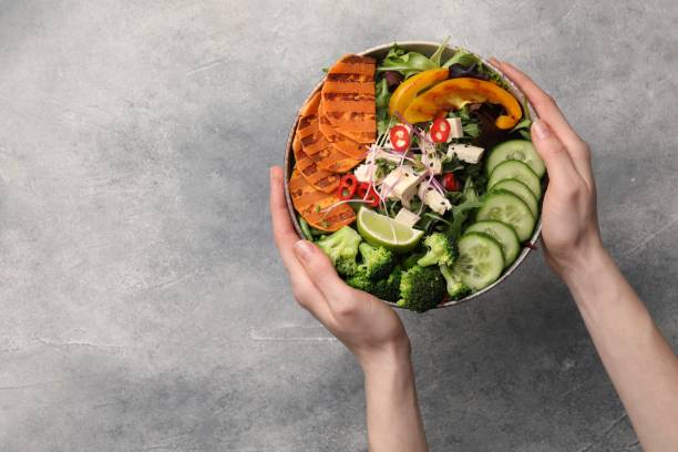 Free Stock Photo of Woman holding superfoods bowl | Download Free ...