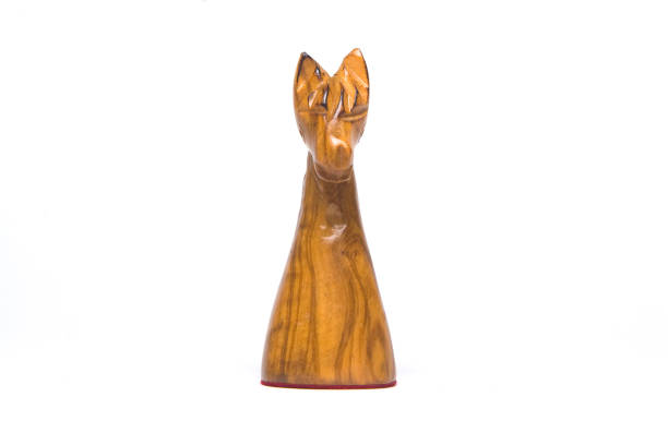 istock White knight chess piece isolated on background 172857550