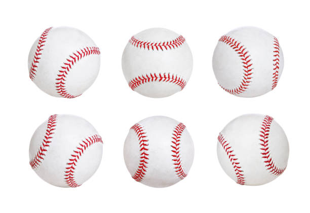 isolierte baseball (xxl - six objects stock-fotos und bilder