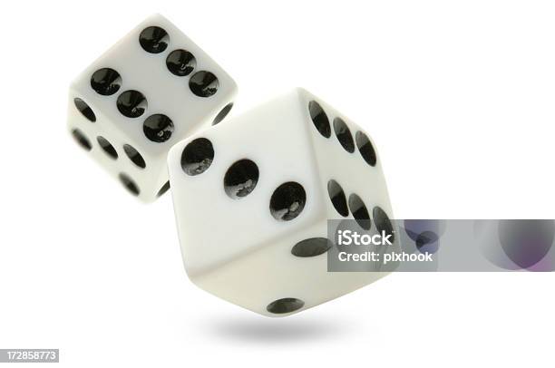 Says Stock Photo - Download Image Now - Dice, Cut Out, White Background