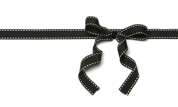 Black Ribbon stock photo