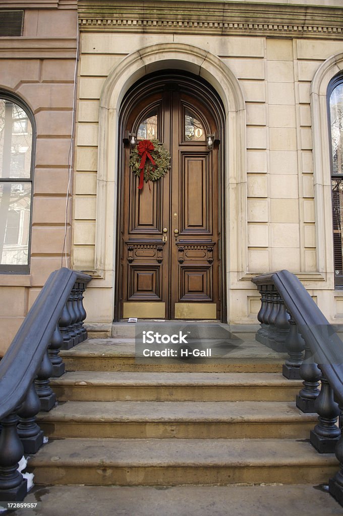 Carril escaleras en la ciudad de Nueva York - Foto de stock de Ciudad libre de derechos