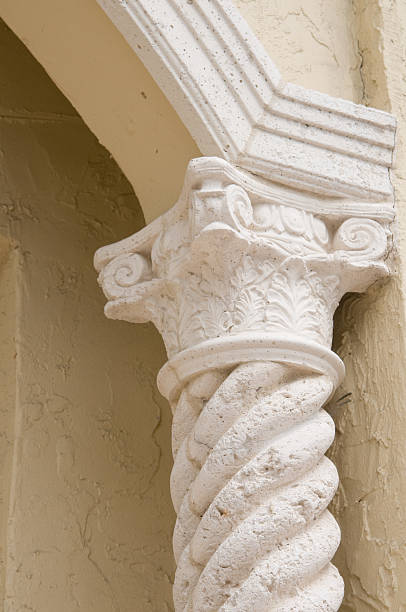 Ornate Pillar stock photo