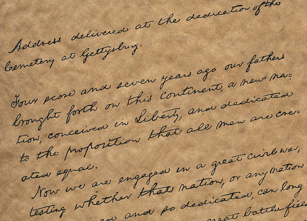 istock copy of the Gettysburg Address 172860140