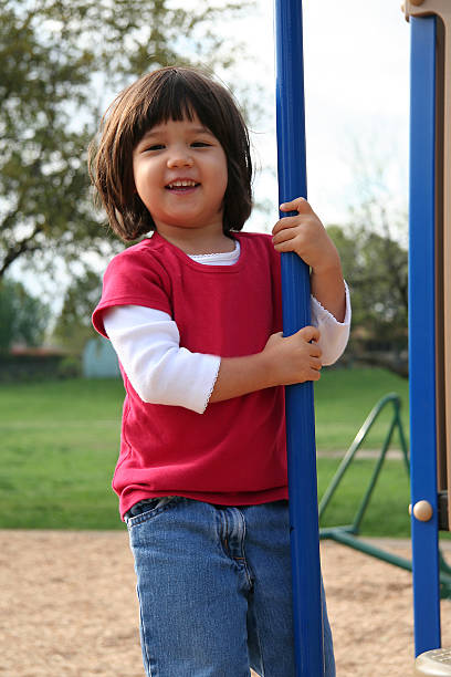 Playground Smile stock photo