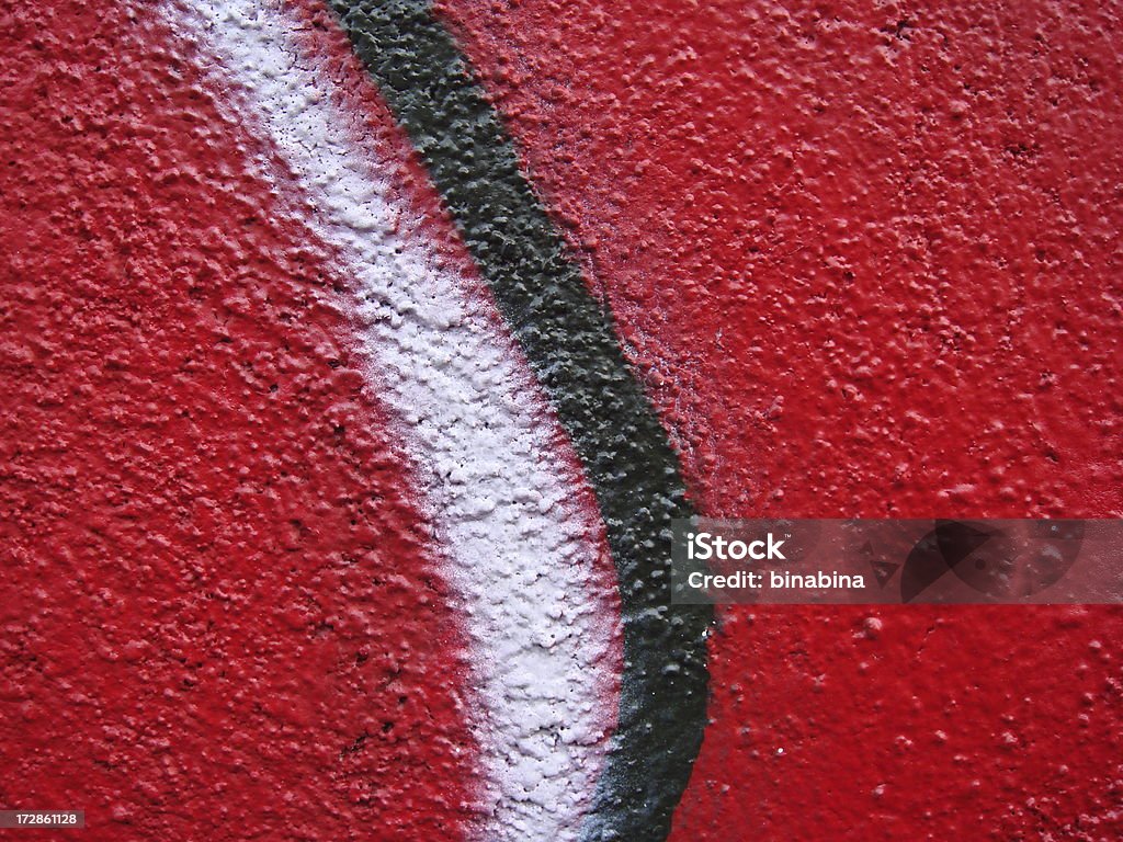 Dettaglio di graffiti grunge rosso - Foto stock royalty-free di Arte