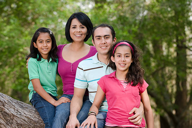 istock Happy family in nature 172861298