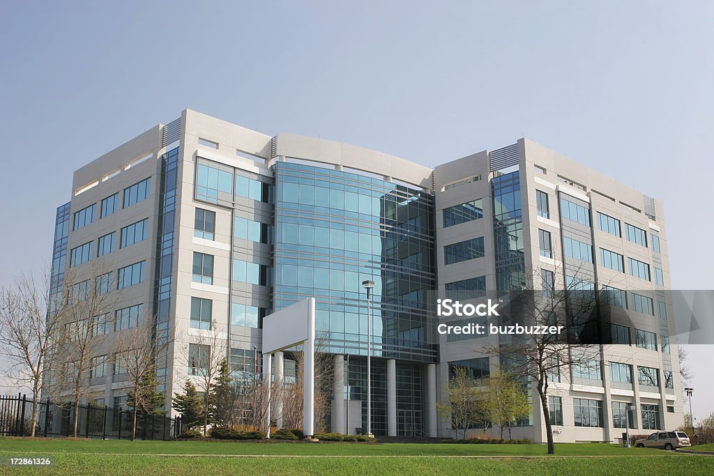 Modern Corporative Business Exterior  Building Exterior Stock Photo