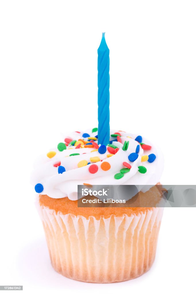 Geburtstag (XXL - Lizenzfrei Cupcake Stock-Foto