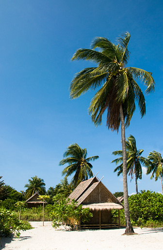 Idyllic hut on a Thai Beach.