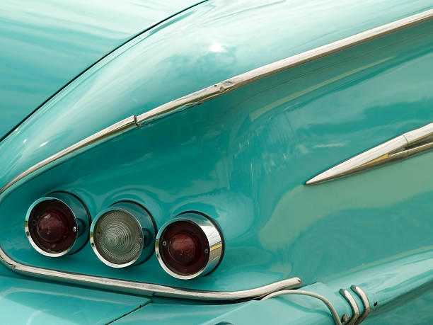 istock Tail light of classic American car 172862145