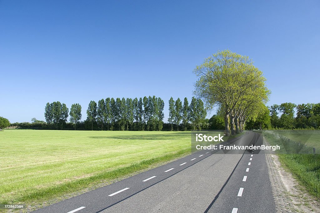 Estrada de asfalto - Foto de stock de Azul royalty-free