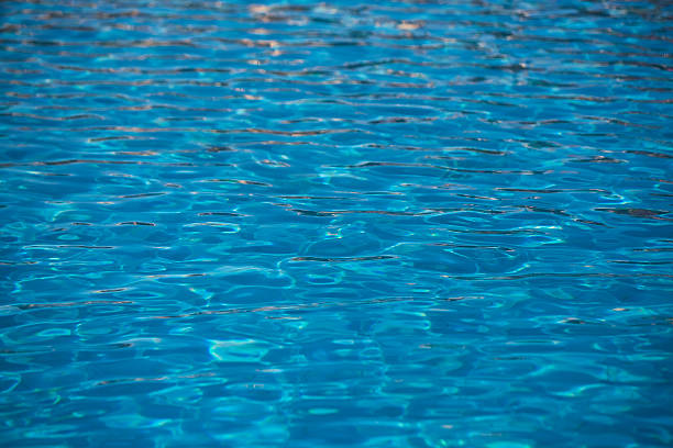 backgroud de agua - upperdeck view blue pattern selective focus fotografías e imágenes de stock