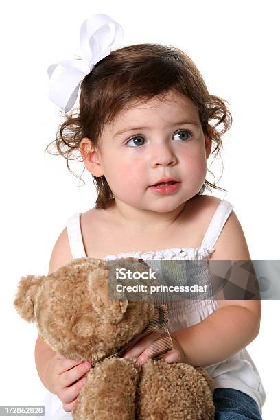 Kind Und Teddy Stockfoto und mehr Bilder von 2-3 Jahre - 2-3 Jahre, Braun, Braunes Haar