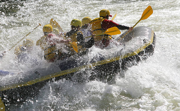 Whitewater viagem - foto de acervo