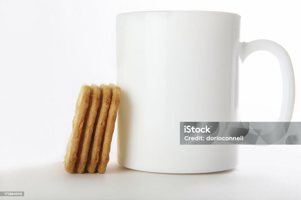 Thé et biscuits - Photo de Empilé libre de droits