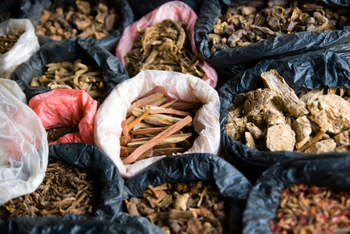 Different types of herbs and spices