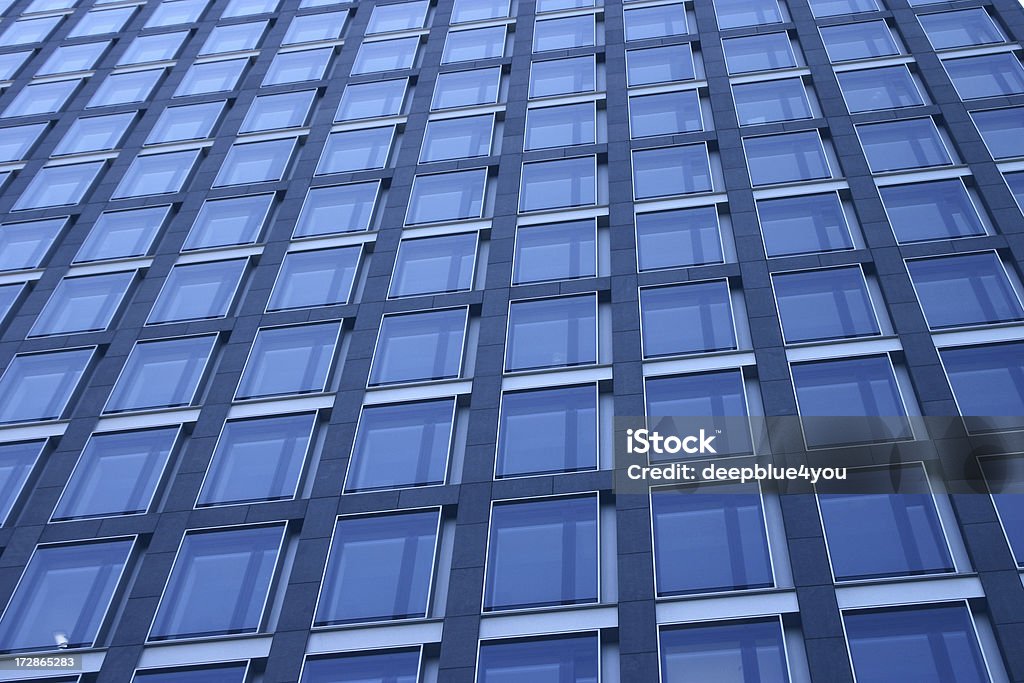business Casa di vetro anteriore - Foto stock royalty-free di Acciaio