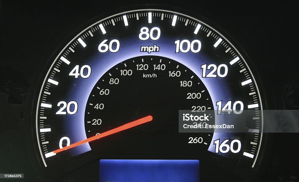 速度計のゼロ - ガソリンのロイヤリティフリーストックフォト