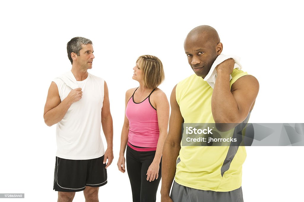 Workout Buddys - Lizenzfrei Fitnesstraining Stock-Foto