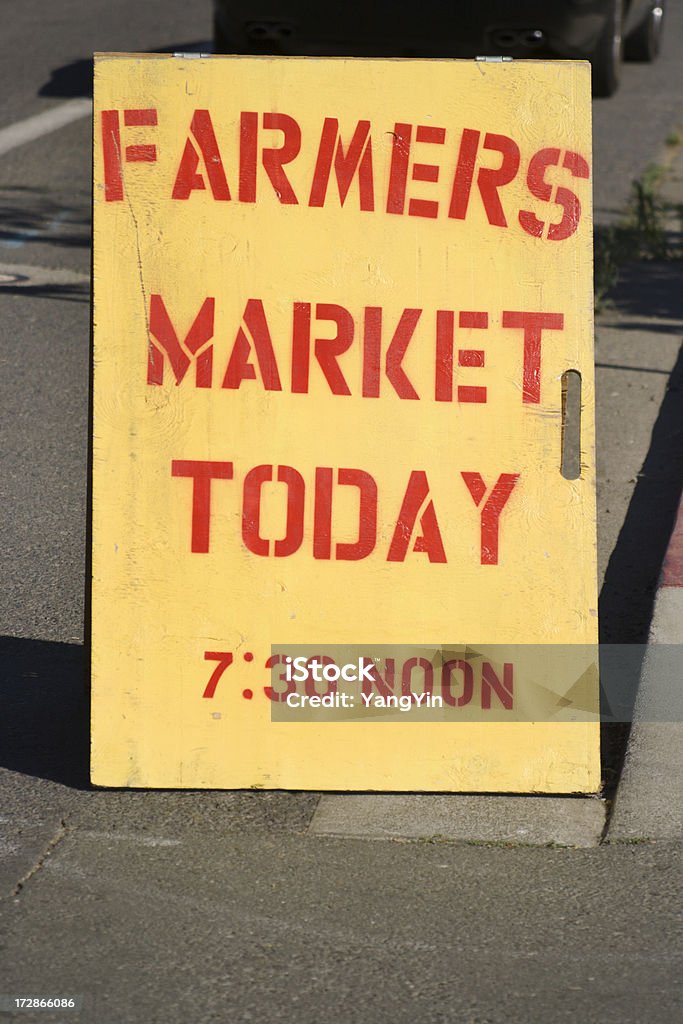 Mercado de agricultores hoje - Royalty-free Agricultura Foto de stock