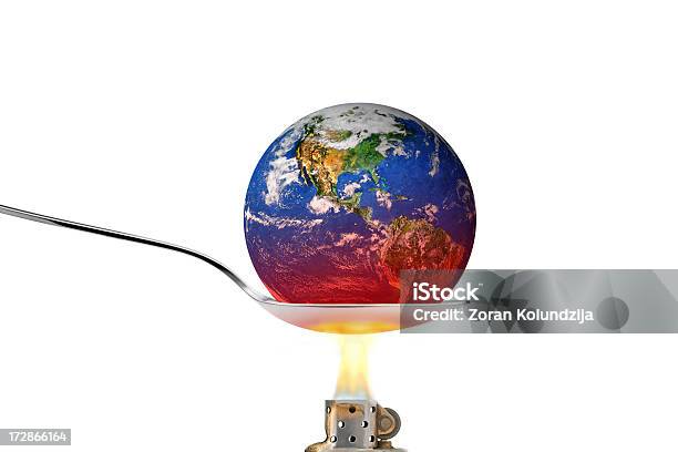 Riscaldamento Globale - Fotografie stock e altre immagini di Globo terrestre - Globo terrestre, Calore - Concetto, Pianeta Terra