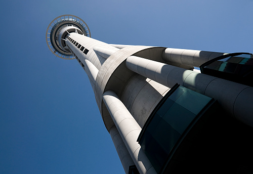 Looking up from the base of the highest structure in the Southern Hemisphere.