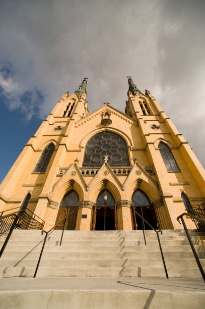 istock Dramatic St Andrews Catholic Church, Roanoke, Virginia 172866603