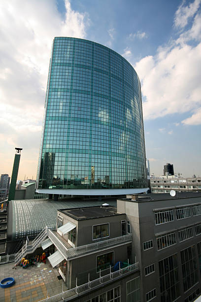 modern corporate building düsseldorf, germany.