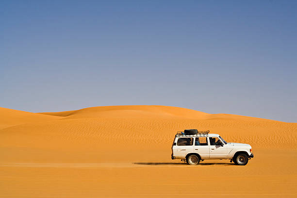 safari nel deserto - 4x4 rally car racing car desert foto e immagini stock