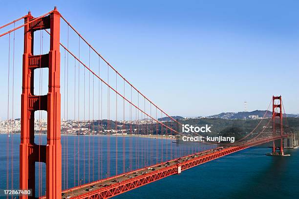 Puente Golden Gate Foto de stock y más banco de imágenes de Arquitectura - Arquitectura, Azul, California