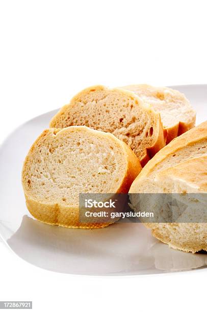 Foto de Fatias De Pão Francês e mais fotos de stock de Assado no Forno - Assado no Forno, Assar, Baguete