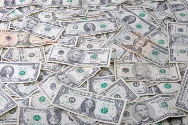 istock Money background - US cash 172868633
