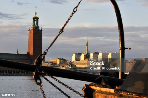 Stockholm City Hall Stadshuset Stock Photo - Download Image Now - Architecture, Capital Cities, Cloud - Sky