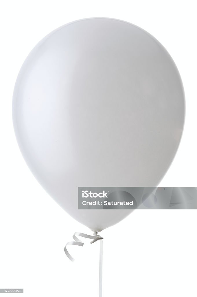 ホワイトヘリウム風船（絶縁） - 風船のロイヤリティフリーストックフォト