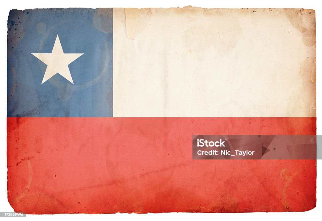 Flagge von Chile XXXL - Lizenzfrei Abstrakt Stock-Foto