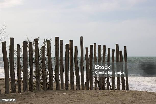 Melancholic Winter Beach Stock Photo - Download Image Now - Antique, Beach, Blue