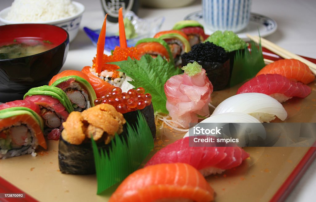 Taca do Sushi - Zbiór zdjęć royalty-free (Fotografika)