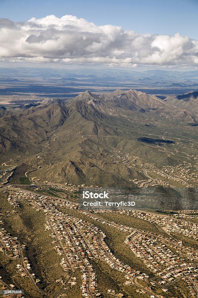 Phoenix, Arizona região tranquila de desenvolvimento - Foto de stock de Arizona royalty-free