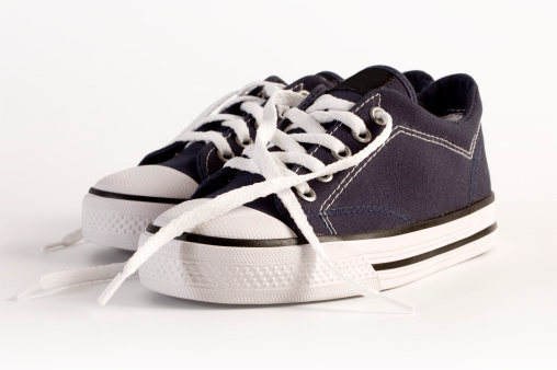 Blue Sneakers w/Clipping Path.