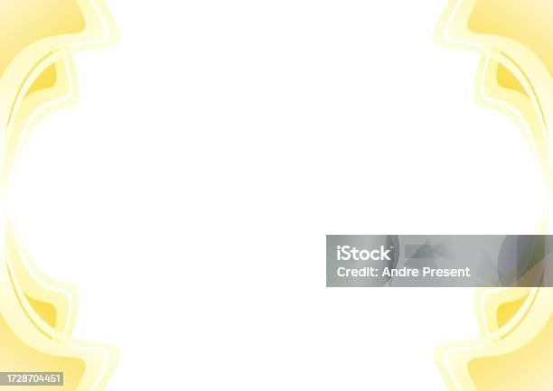 Frame Background Design Yellow Gradient Yellow Frame Background Modern Design Stock Illustration ...