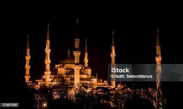 Blue Mosque In Istanbul Isolated Stock Photo - Download Image Now - Allah, Architectural Dome, Architecture