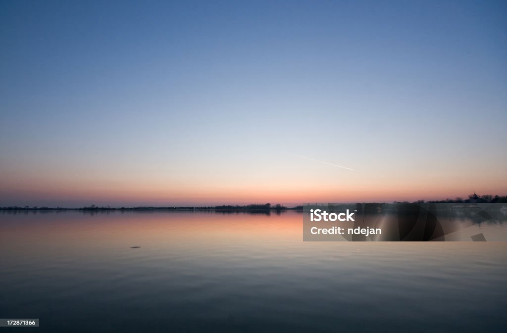 Sunset Lake Sunset Lake - Palic Lake (Serbia) Backgrounds Stock Photo