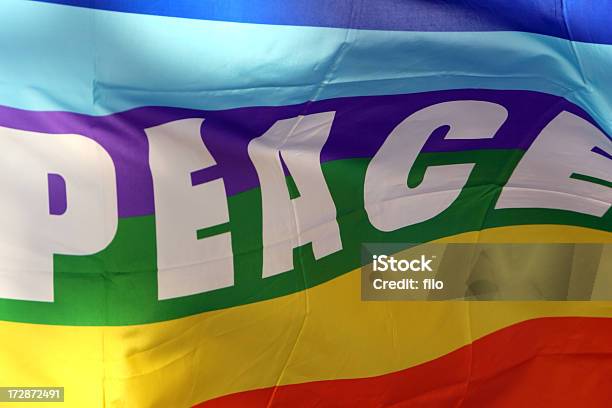 Bandeira Da Paz - Fotografias de stock e mais imagens de Amarelo - Amarelo, Ao Ar Livre, Arco-Íris