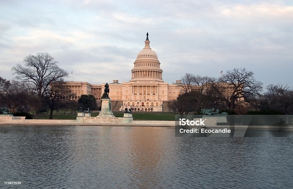 USA. Capital Building am späten Nachmittag - Lizenzfrei Amerikanische Kontinente und Regionen Stock-Foto