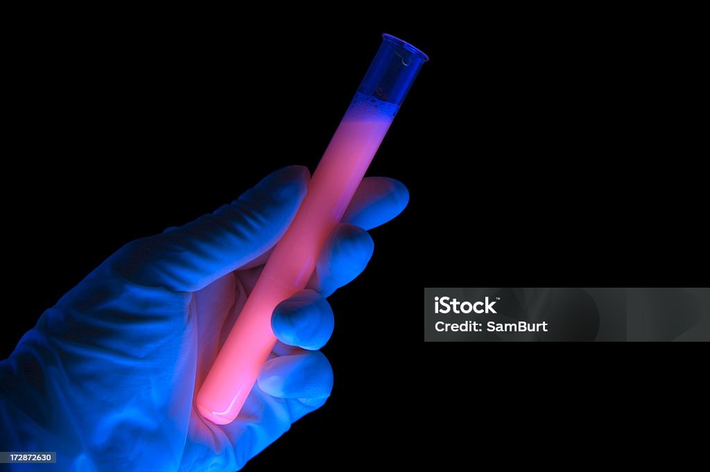 Brilhante, tubos de ensaio-vermelho - Foto de stock de Alimento Transgênico royalty-free