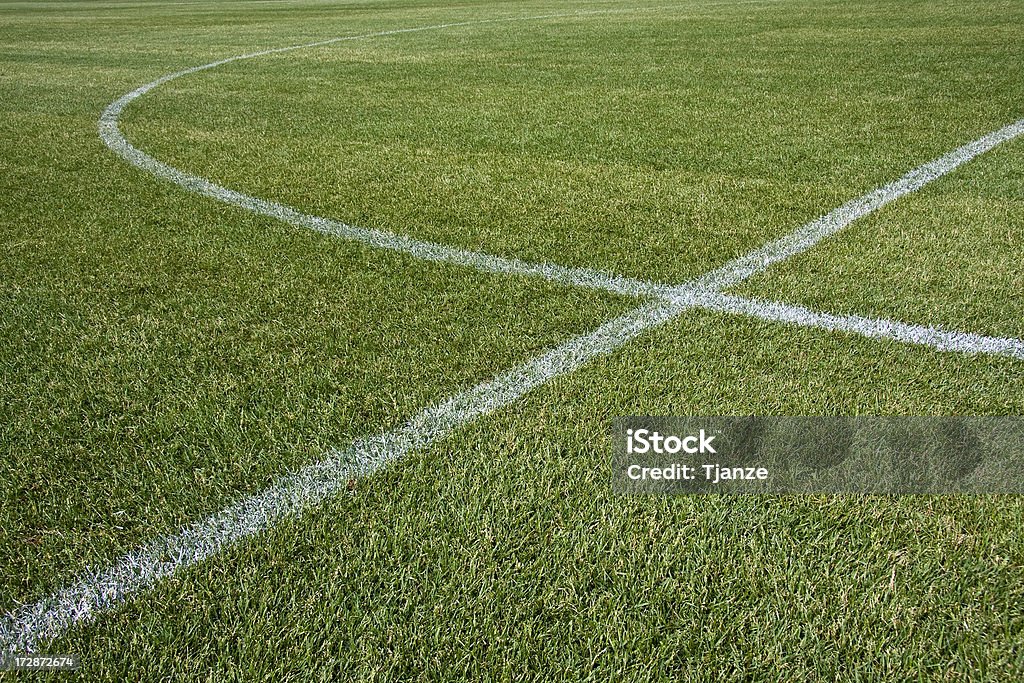 Soccer field - Lizenzfrei Fußball Stock-Foto